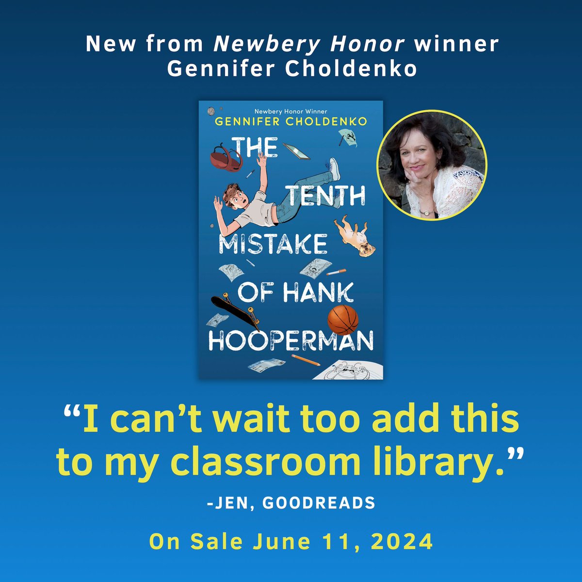 Few things bring me as much joy as the thought of my books on the shelf in a classroom library. Thank you for your review, Jen. I hope your students love HANK HOOPERMAN as much as you did. 💙 penguinrandomhouse.com/books/551520/t… @randomhousekids @KnopfBFYR