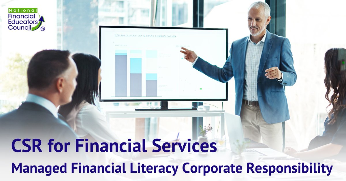 Take advantage of financial education programming that fulfills your corporate social responsibility (CSR) goals while you make a measurable social impact in your community. Complimentary CSR whitepaper: financialeducatorscouncil.org/financial-well… #CSR #CommunityCampaign #FinancialWellness #NFEC