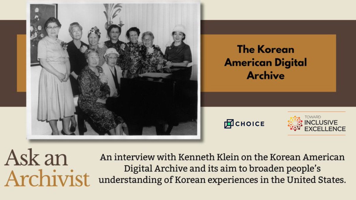 New on #TIEBlog Catch our #AskanArchivist interview with Kenneth Klein on the Korean American Digital Archive and its aim to broaden people’s understanding of #Korean experiences in the United States ow.ly/QJol50RRH90 @USCLibraries #AAPIHeritageMonth #KoreanHistory