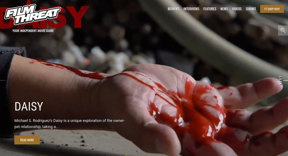 '...they become the next potential meal for the insatiable beast.' Does Bobby LePire eat up what Daisy is serving? filmthreat.com/reviews/daisy/ #SupportIndieFilm #Daisy #Horror #Cryptozoology