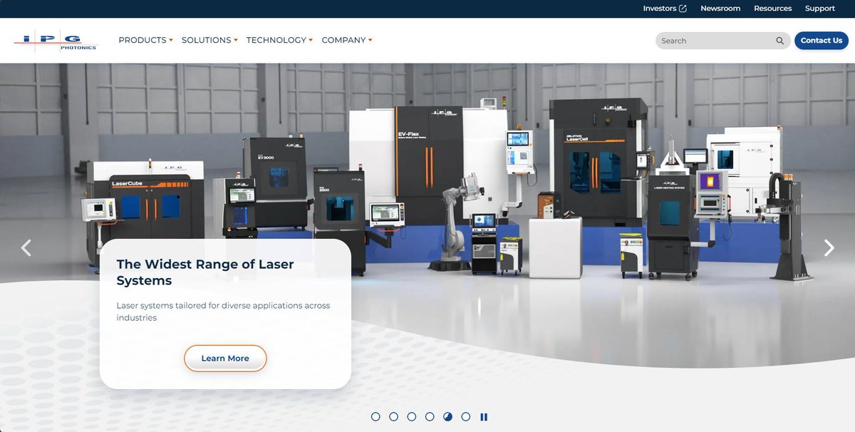 We’re thrilled to announce the launch of our brand-new website!  Our revamped website features a sleek design, improved navigation, and fresh content. Explore the latest products and solutions from IPG Photonics!  ➡️ buff.ly/3V7iUrA