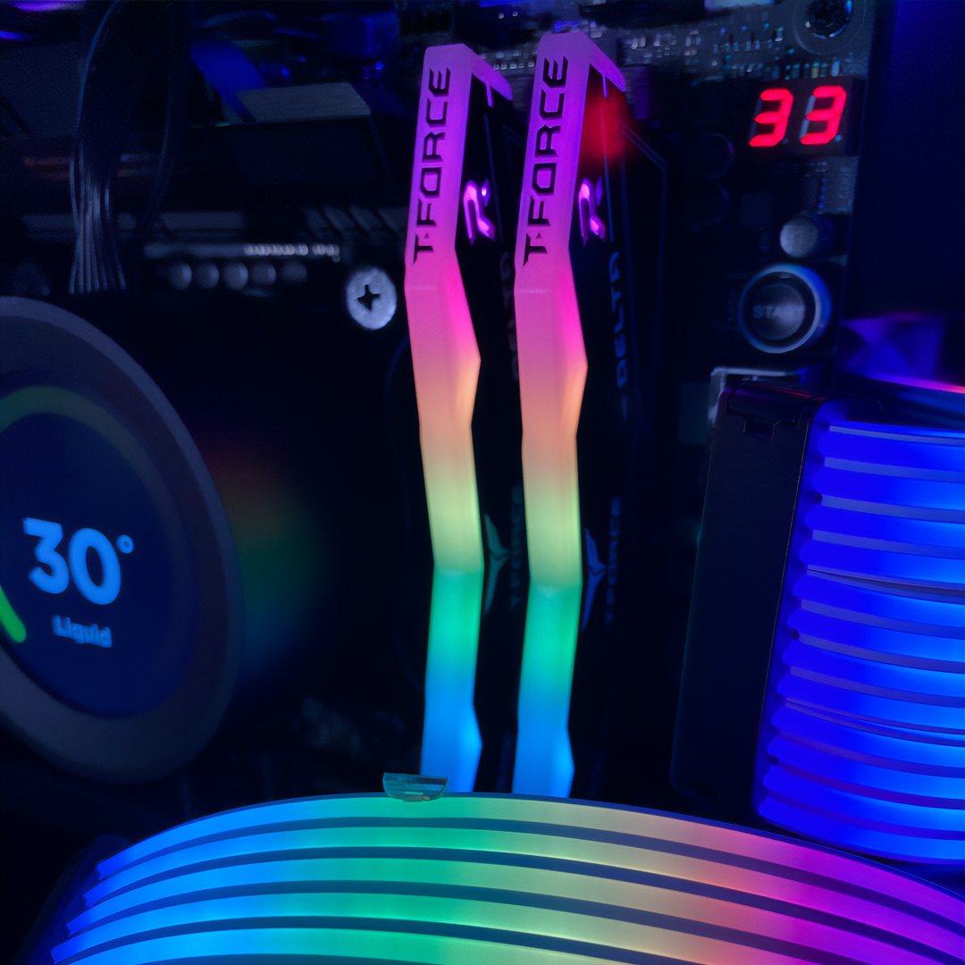 XoticPC's tweet photo. 🚨GIVEAWAY🚨
Need more memory power? We’ve got you!⚡
We're giving away 32GB of blazing-fast #TEAMGROUP #TFORCE Delta RGB DDR5 6000MHz RAM!

Simply…
▶Follow @XoticPC
▶Like &amp; Share This Post
▶Comment Below &amp; Tag a Friend

Winner Announced on Tuesday, May 28th! https://t.co/i8UKcloMFQ