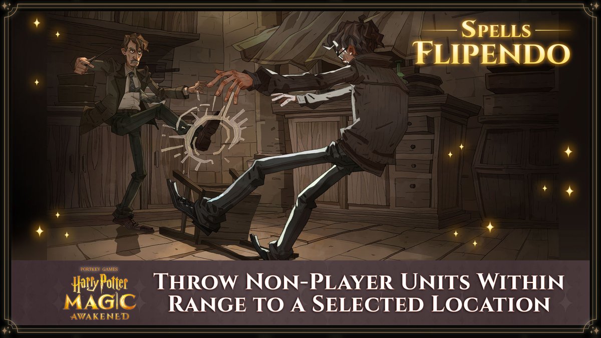 Are you currently using the new Flipendo card in your decks? Share some of your favourite Flipendo tactics in the replies below. #HarryPotter #MagicAwakened