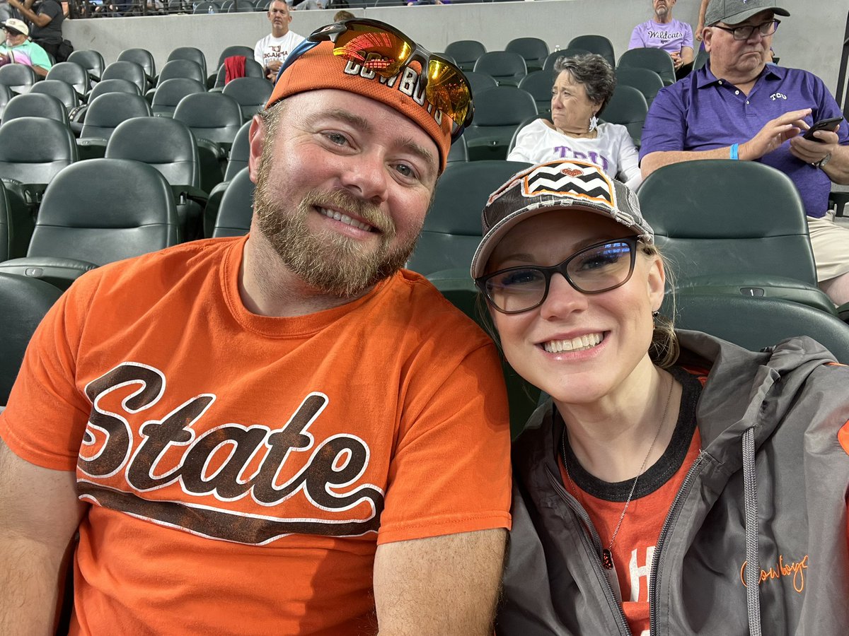 Day 3 of Big XII baseball <a href="/GlobeLifeField/">Globe Life Field</a> Go Pokes!!!