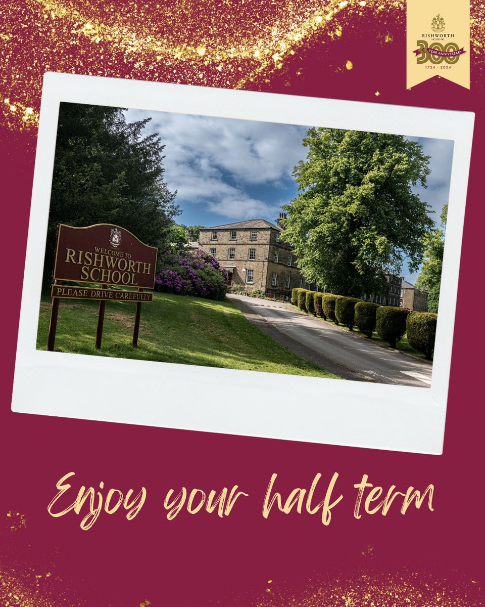 🎉As we reach another half term, we'd like to thank all students, parents and staff for their hard work which has gone into making this another productive, busy and progressive half term.  👏 We hope that you all enjoy a well-earned break.