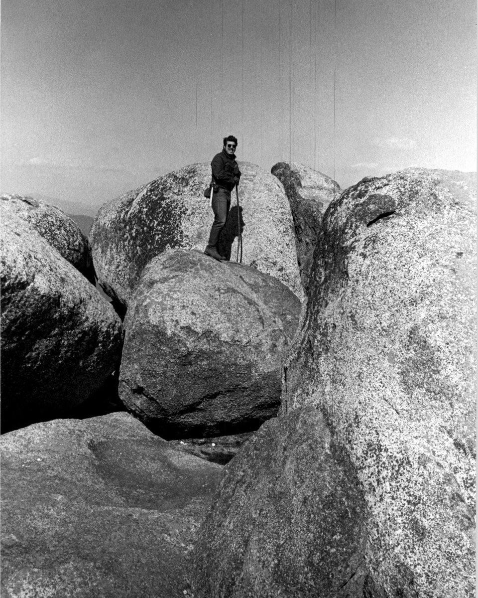 It’s #ThrowbackThursday! Check out this image of rounded boulders on Old Rag Mountain. It was taken in the 1970s. This is a photograph from #VirginiaEnergy Bulletin 86: Geology of the Shenandoah National Park.