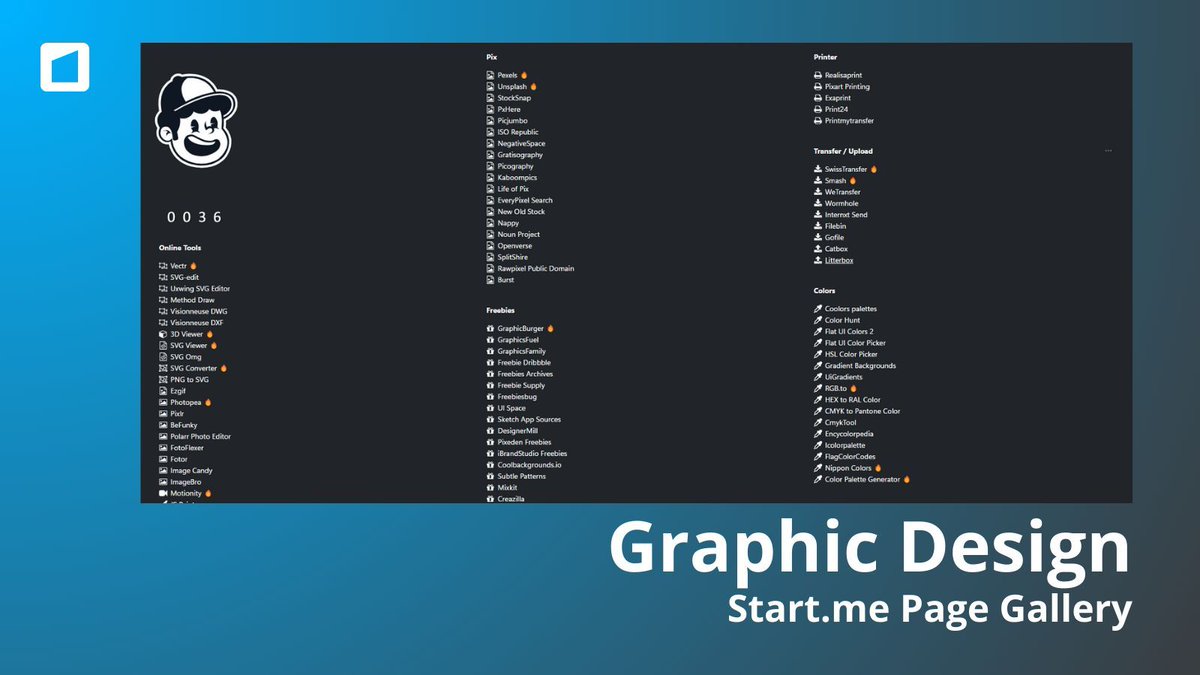 Graphic designers craft visuals to convey messages. Enhance your #designs with top resources for tools, images, freebies, colors, mock-ups, logos, fonts, and icons: start.me/p/RM2Dza/graph…. Make your work stand out! 🚀 #GraphicDesign #DesignResources