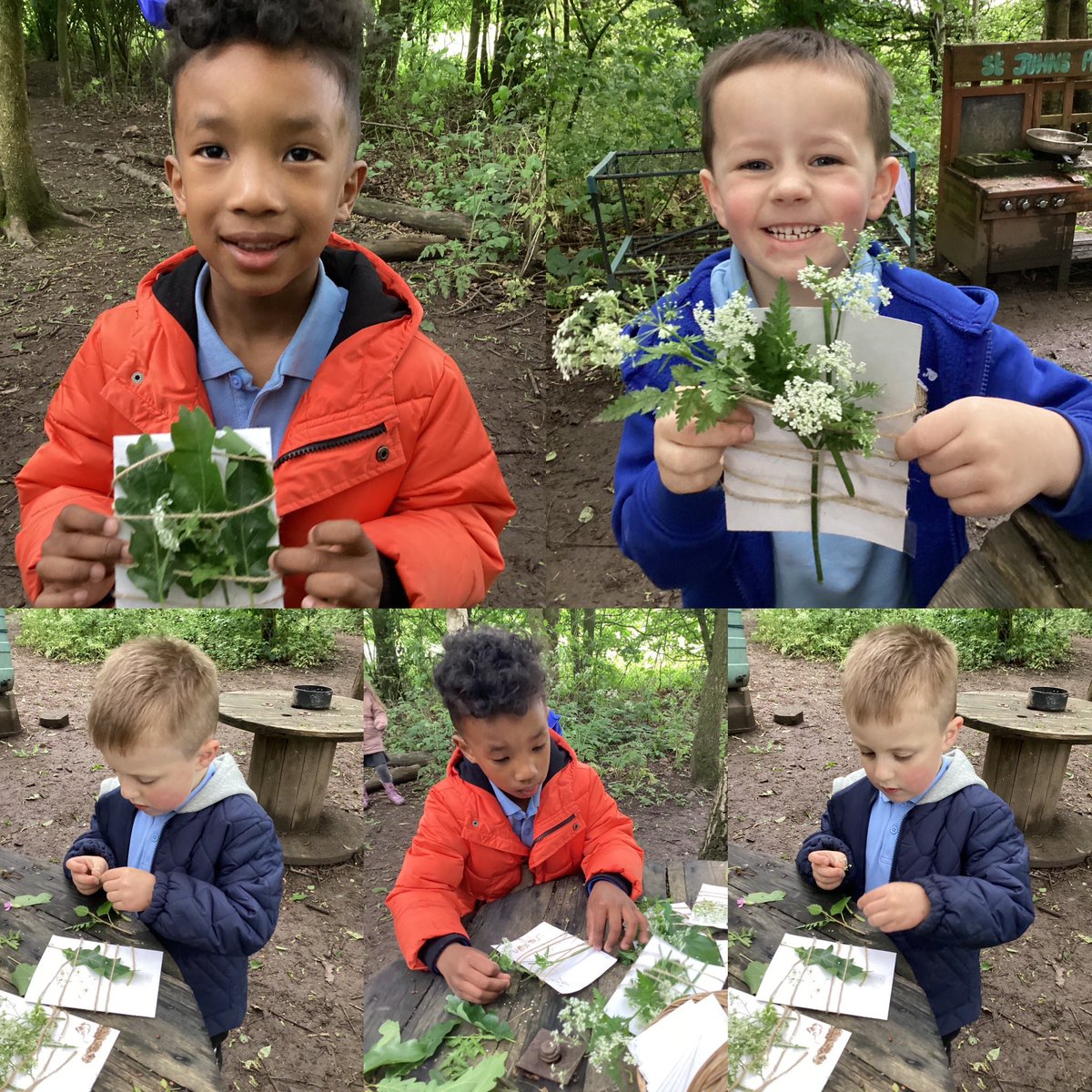 StJohns_Eagle's tweet image. REC loved using a variety of natural objects to make their very own nature weaving collage! #ForestFun 🌳🌳🌳