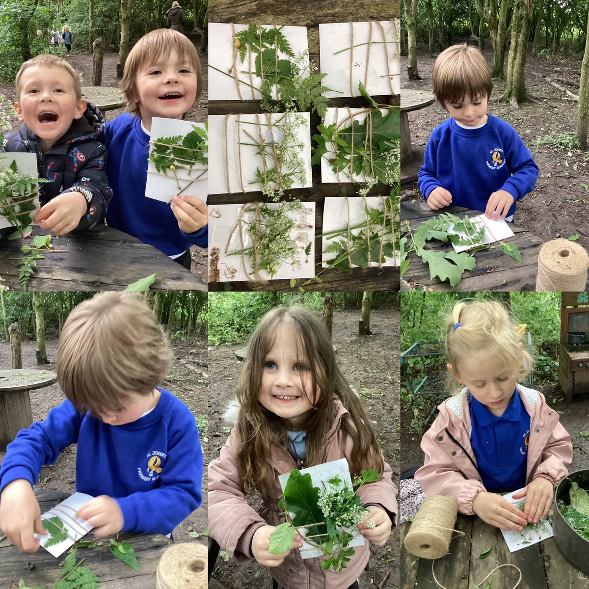 StJohns_Eagle's tweet image. REC loved using a variety of natural objects to make their very own nature weaving collage! #ForestFun 🌳🌳🌳