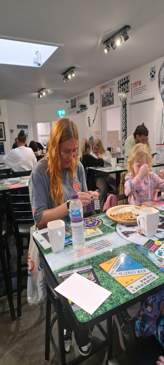 ScottT1910's tweet photo. Great session with the Ayr North Family project. Diamond Art was a hit with all the families. The sessions are run in partnership between @CLD_SAC and @AyrUtdAcademy well done everyone! 🙂 #ThrivingCommunities #WeAreUnited  @BraeheadPS @NewtonPrim @WallacetownH https://t.co/PR5hGHC6mL