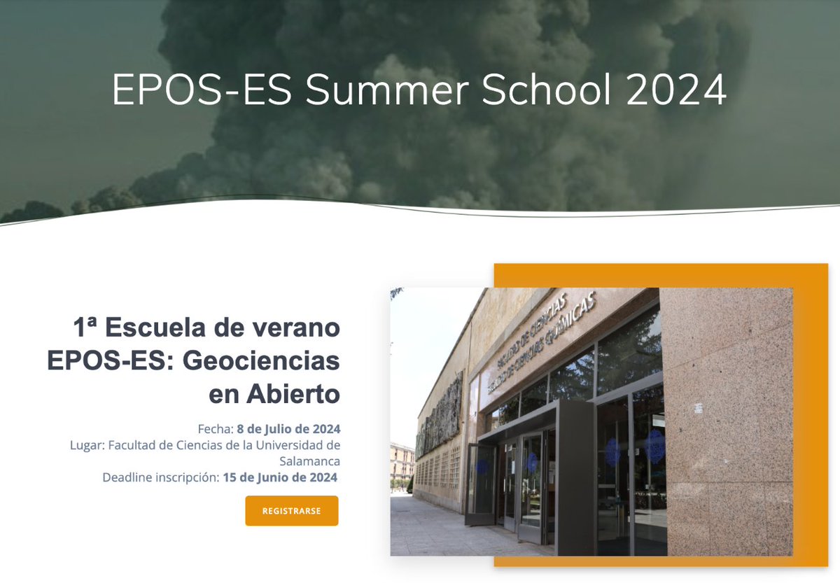 GEO3BCN_CSIC's tweet image. Este verano apúntate a la primera escuela de verano de @EPOS_ES sobre &apos;Geociencias en Abierto&apos;

🗓️8 de Julio 
📍@fcienciasusal
🔗Inscríbete antes del 15 de junio en i.mtr.cool/ovsjvtfxxs