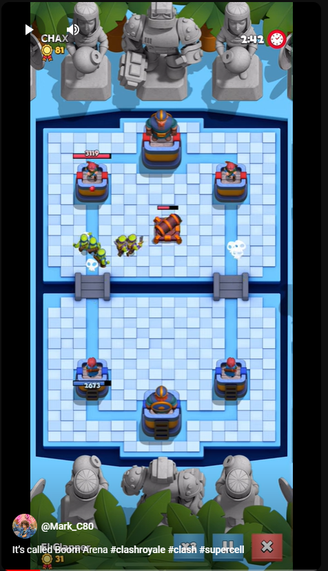 BoomArena_xyz's tweet photo. 🔴 Boomtastic Plays! Check Out This Boom Arena Fan Short  🔴

A fellow commander, @Mark_C80, created this awesome Boom Arena gameplay short!  

Take a look and share your own strategies in the comments below!   ⬇️ 
https://t.co/jb8VmByhlY

#BoomArena #fanshot https://t.co/wk3RK4KXBq
