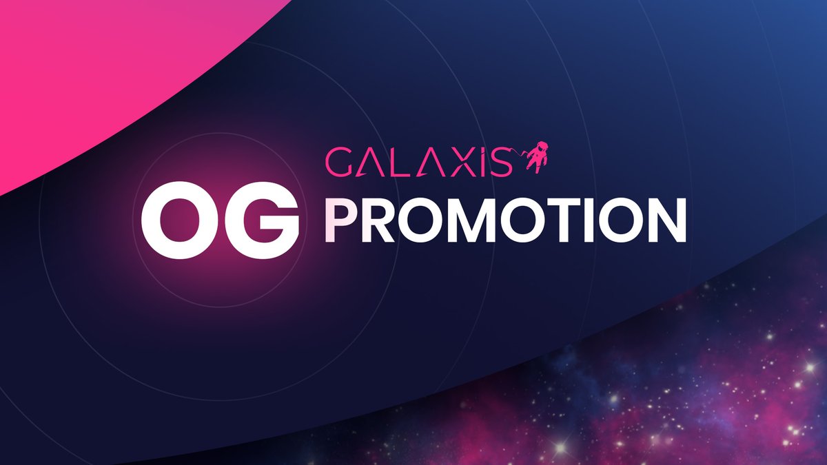 🌌 Check out the Galaxis Communities and enjoy the benefits of the OG Promotion! 🌟 In the first two weeks, we prepared a special promotion for you! 🎴 Mint a free membership card from a community, top up your cards 👉 Check in daily. 👉 Receive 100+ GALAXIS tokens (T&C