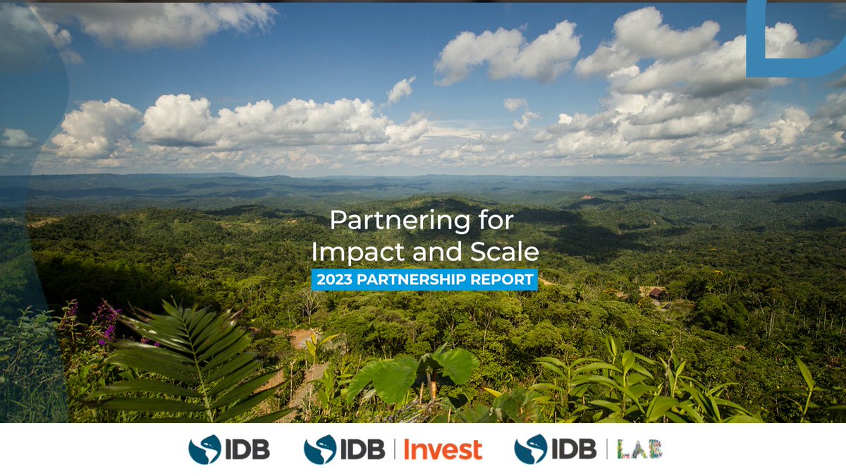 The IDB Group strengthens partnerships with countries, local entities, and the private sector to drive our region towards a net-zero, resilient, and nature-positive future by 2050, in line with the #ParisAgreement. Prioritizing #Biodiversity and #ClimateAction, we're supporting