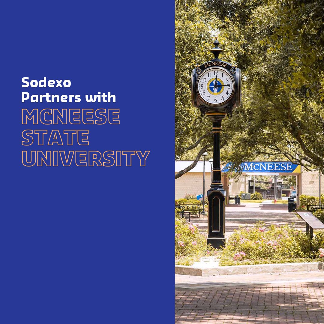 Sodexo is proud to announce our new partnership with @McNeese State University! With a decade-long commitment, this collaboration marks a significant milestone for both parties as we aim to elevate dining experiences and enrich campus life. ow.ly/8IGZ50RSCsS