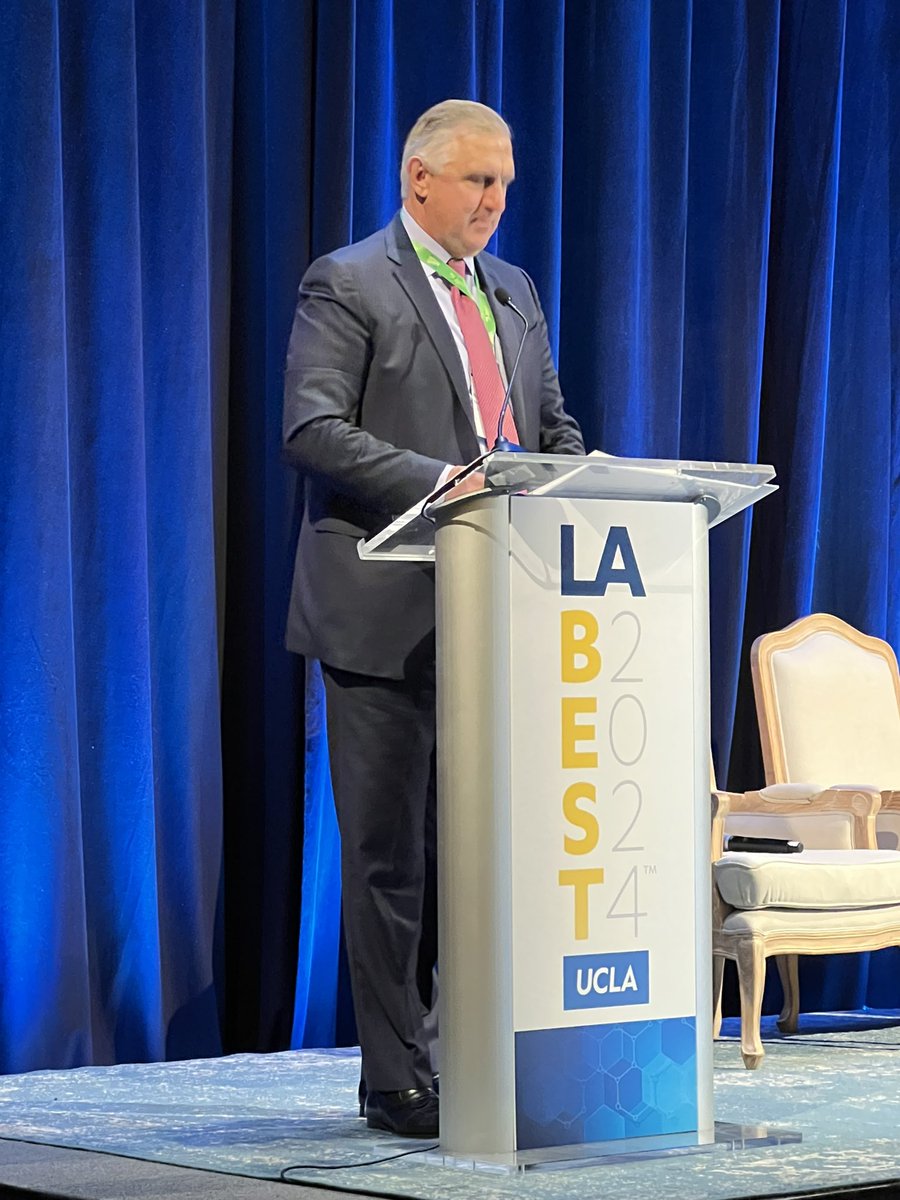 Robert Bradway CEO @Amgen kicking off #LABEST @UCLATDG @UCLA #biotech #entrepreneurs