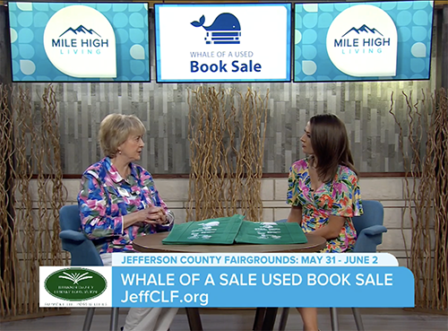 JeffcoFriends's tweet photo. Denver7 Mile High Living: Whale of a Used Book Sale https://t.co/JnaPXB3V8n via @YouTube Learn all about Colorado's Largest Used Book Sale!  https://t.co/vCsq8GGab8 https://t.co/HY1yEIVPFU