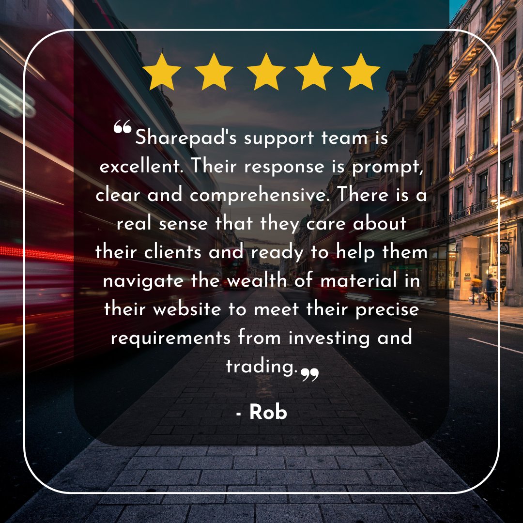 ShareScope's tweet photo. We pride ourselves on our customer service and that’s why unlike the majority, we still offer a telephone support service where you actually speak to a human and an experienced, friendly, in-house human too! #sharepad https://t.co/DjzhV0PEBq