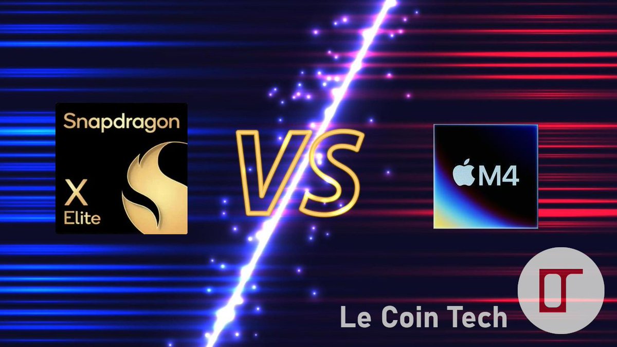 🔴 Snapdragon X Elite vs Apple M4, le match est lancé. A la surprise générale, la partie tourne plutôt en faveur de Qualcomm, mais peut-être pas pour longtemps ! [1/7] 👇

#Apple #AppleM4 #SnapdragonXElite