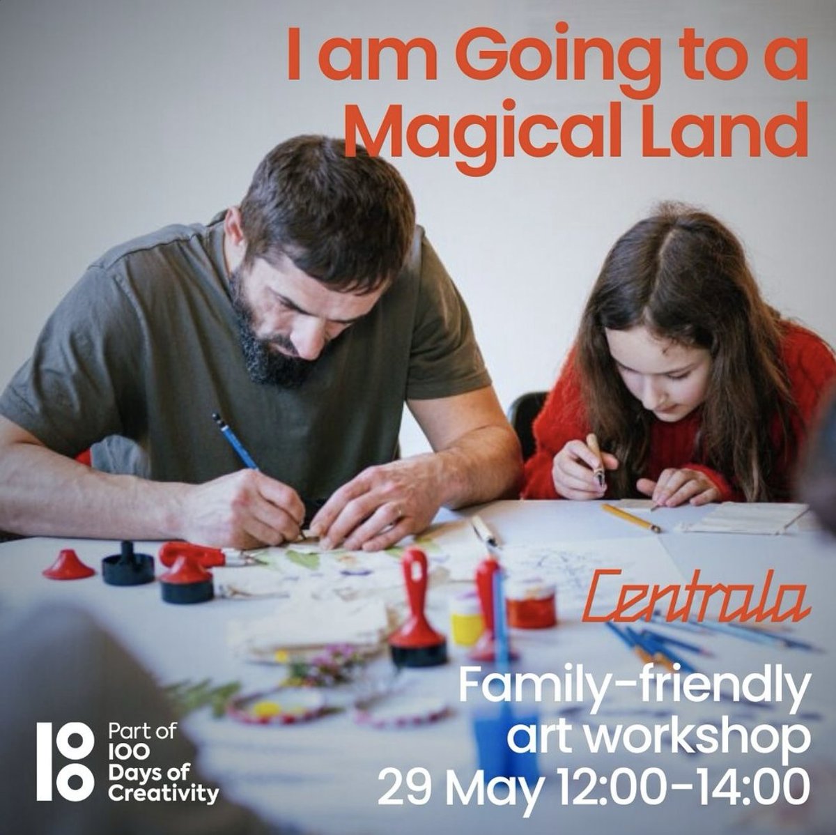 Centrala_CEEus's tweet photo. I am Going to a Magical Land as part of Birminghamโs #100DaysOfCreativity!
๐ 29/05/24
โฐ 12-2pm
๐ @centrala_space
๐๏ธ See our bio to book
๐ธ angela grabowska
#BirminghamWeAre #IChooseBirmingham #Arts #CultureMatters #LetsCreate #FamilyWorkshop #VisitBirmingham #OnlyBirmingham https://t.co/ewULysw1PG