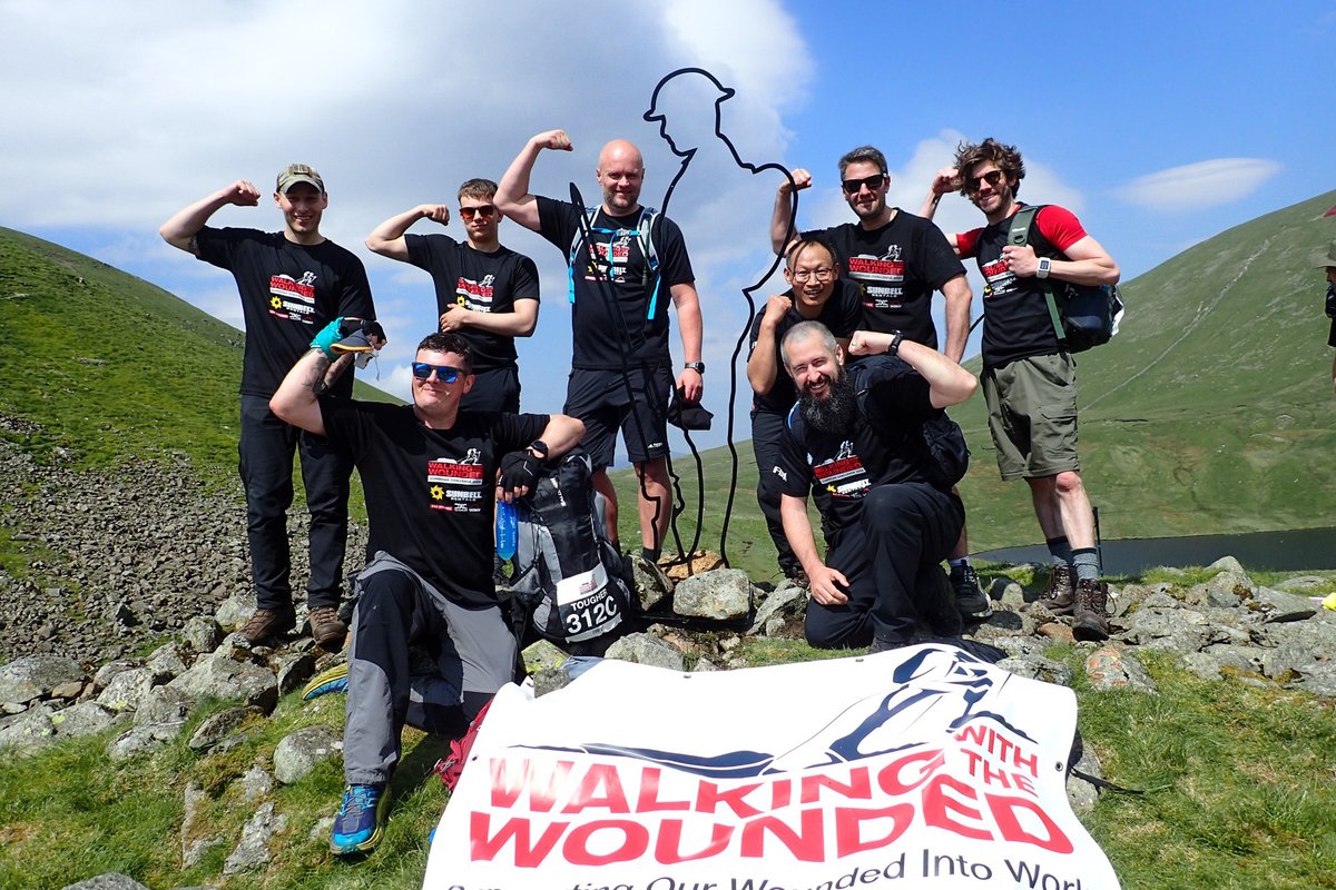 CarterSullivan's tweet photo. The team have completed their 22km hike through the near vertical hills of the Lake District! It was by all accounts brutal, but they made it through and we couldn’t be prouder! Any support is greatly appreciated as it’s for a really worthwhile cause! https://t.co/bcJpcB7pul https://t.co/FBw0s0jzTr
