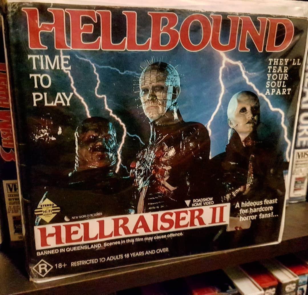 double tape of Hellraiser 1 & 2 by Roadshow Home Video that was exclusive to Australia