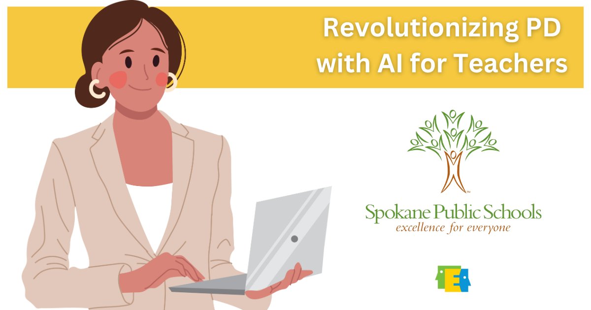With a focus on leveraging the latest in educational technology, Spokane Public Schools has embarked on an innovative journey, the integration of AI coaching into teacher professional development🚀 

Read more: 
edthena.com/revolutionizin…

#aiineducation #aicoach #teachertraining