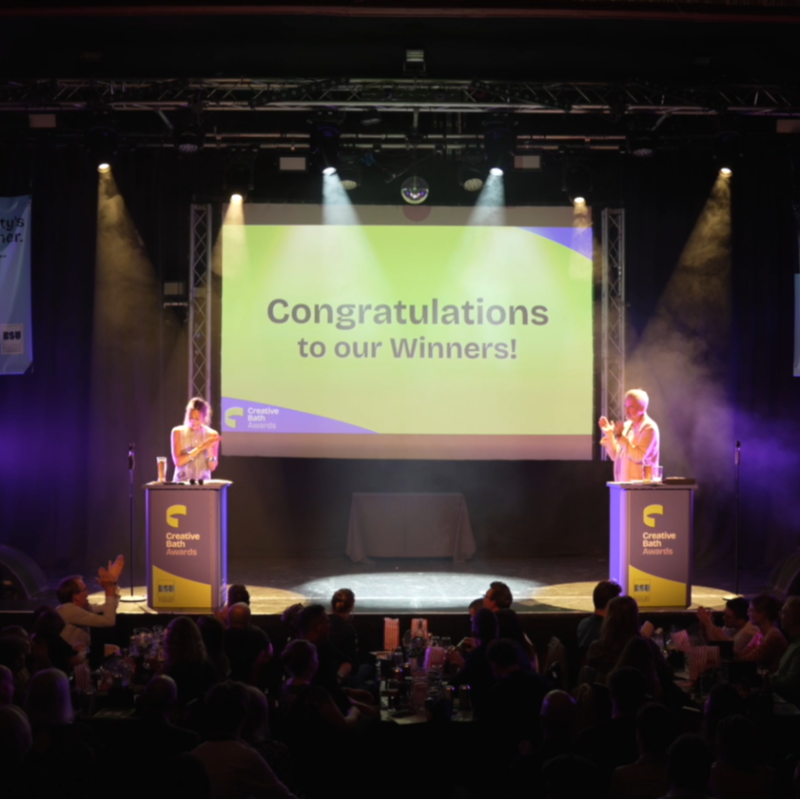 BathSpaUni's tweet photo. 👏 Huge congratulations to all #BathSpaUni representatives that were honoured at last night's @CreativeBath awards.

From Louise Aubrey's design of the awards to Creative Student winner Gigi Cooke, BSU was proudly showcased throughout ⬇️

#BathSpaProud #ProfessionallyCreative