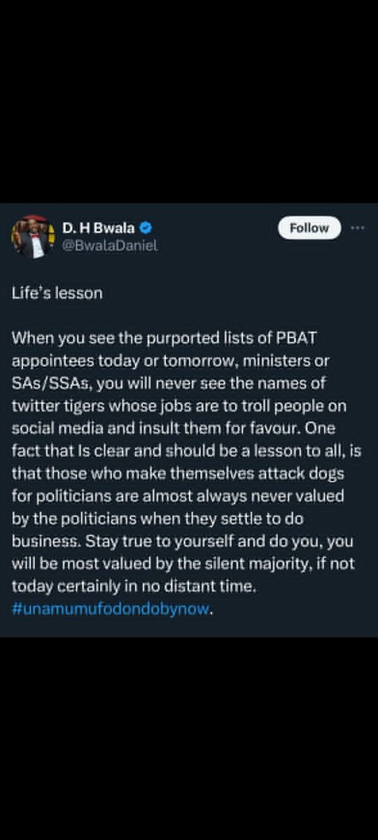 Mr. Bwala joined this WhatsApp group of attack dogs of Tinubu.