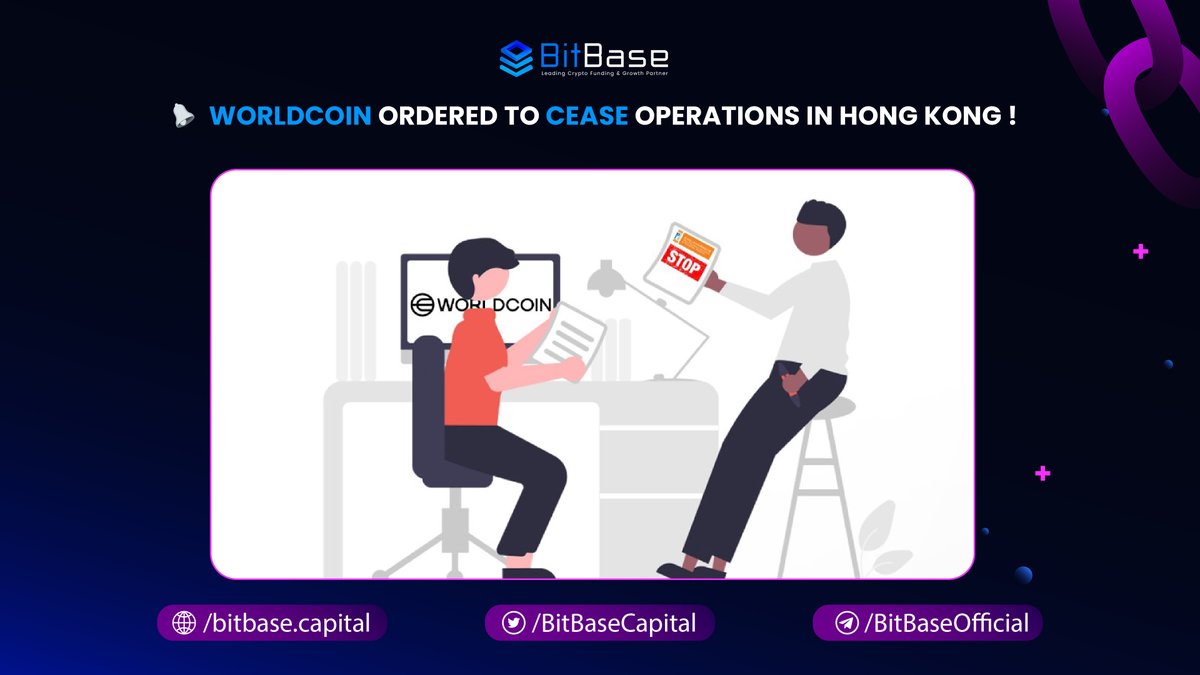 Enforcement Notice: Worldcoin Ordered to Halt Biometric Data Collection in Hong Kong 🚨 Hong Kong's Privacy Commissioner concluded that Worldcoin violated the Privacy Ordinance. An enforcement notice issued on May 22 orders Worldcoin to cease scanning and collecting iris and