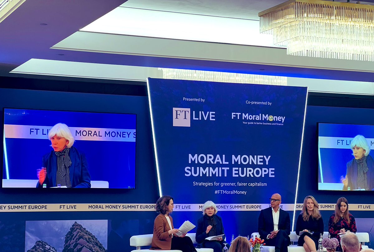 The global financial system needs to be transformed. 

But we also need to mobilise more money : 
new taxes on polluting activities and extreme wealth to fill the finance gap while addressing inequalities and ensuring the polluter pays. 

Interesting panel at #FTMoralMoney