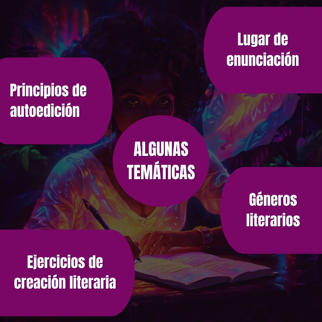 Kutusoma_'s tweet photo. Les invitamos a sumarse a nuestro semillero de escritura creativa afrocentrado diseñado para transformar y enriquecer su estilo de escritura, redacción y creatividad literaria. ✍🏾✨

#TalleresLiterarios #Identidad #CreaciónLiteraria  #Afrocentrado #LasNarracionesNegrasImportan https://t.co/JexAPsjLam