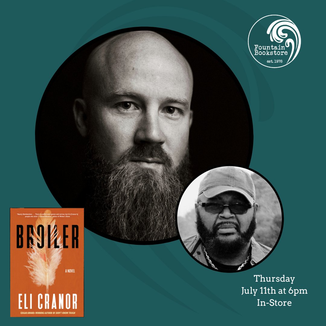 We're so excited to welcome Eli Cranor to celebrate his newest book!  He will be at the store in conversation with SA Cosby. #southernfiction #crimefiction #indiebookstore #authorevent #staffpick #amreading