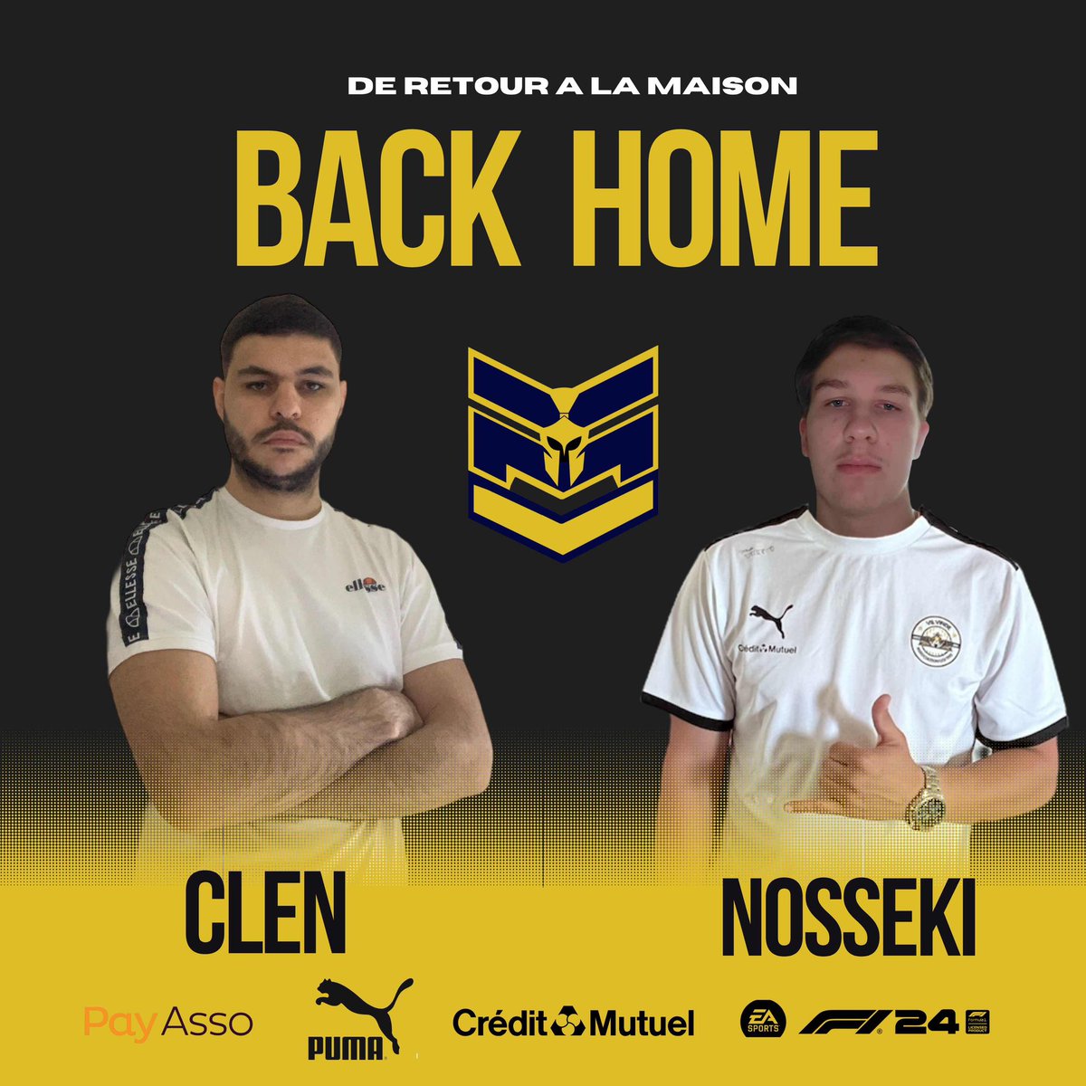 vMvCup's tweet photo. 📣MERCATO 2024📣 #1 

La vMv est fière d’annoncer le retour à la maison de deux pilotes pétri de talent.

Ce n’est que le début d’un mercato plus prometteur que jamais. 

Nous avons l’ambition de faire de 2024: NOTRE année! 

Vil Vinde, vers la victoire!
���🔵⚫️ https://t.co/9rTc2HqlwJ