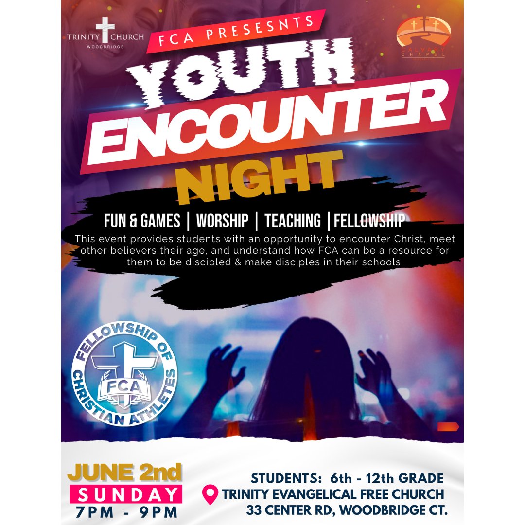 CCNaugatuck's tweet photo. FREE Event for Middle School &amp; High School Ages! Sign Up Here ➡️ https://t.co/3N0WFwUMVn
#ccnaugy #FCA #trinity https://t.co/8sl2RzwSKz