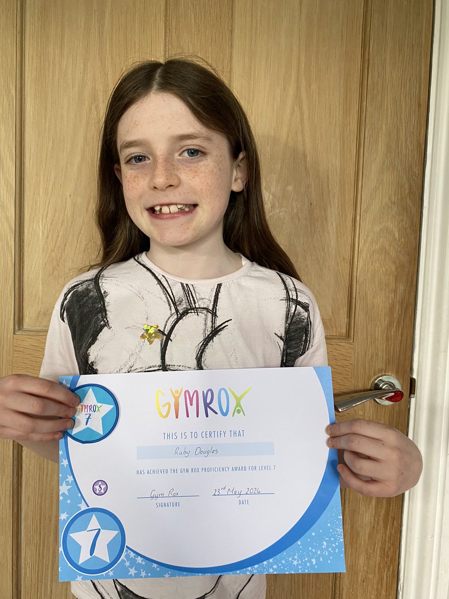 Emma Douglas (@mer229) on Twitter photo Ruby gained her level 7 in gymnastics today and got star gymnast for this week!!! <a href="/LarchwoodPS/">Larchwood Primary</a> Ruby gained her level 7 in gymnastics today and got star gymnast for this week!!! <a href="/LarchwoodPS/">Larchwood Primary</a>