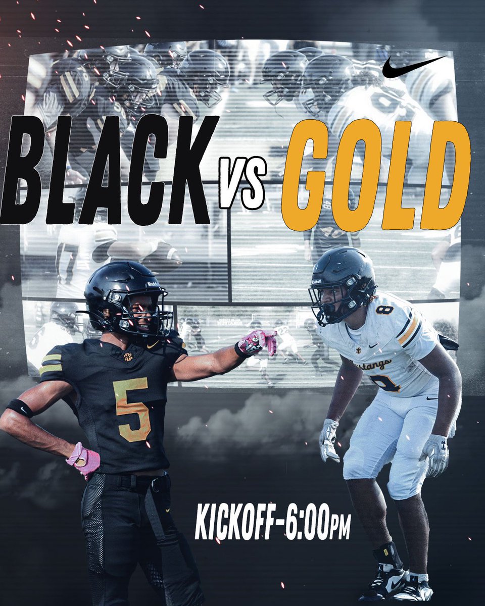 📣Tonight’s Black and Gold Spring Game starts at 6 PM in the O-DOME!! 🚨Bring an unopened bottle of laundry detergent or a new Bath/Beach Towel for Admission to the game 🚨 Featured graphic Athletes: @Dp5_peterson @DeShaunT8