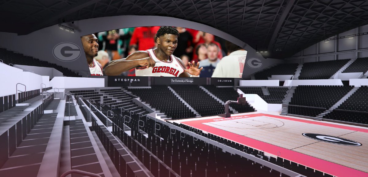 #Georgia enhancing Stegeman Coliseum with 'Wow' Factors, releases plan for on-campus record-breaking video board .... dawgnation.com/basketball/men…