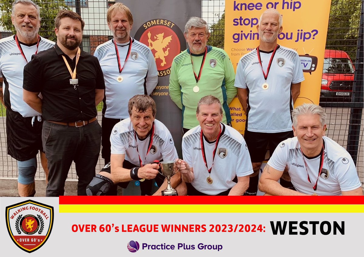 🏆 The final round of fixtures for our Over 60’s Walking Football League (sponsored by Practice Plus Group) took place this afternoon. Congratulations to @WSM_AFCOfficial who were crowned 2023/24 champions. 🏆