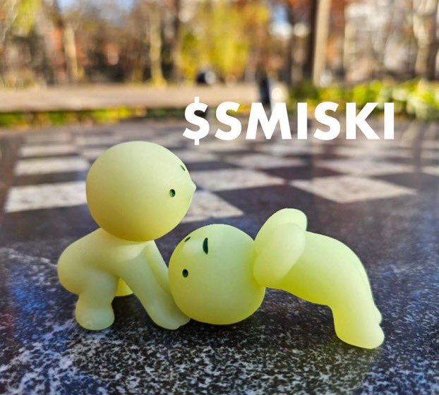 <a href="/barkmeta/">Bark</a> $SMISKI 

First ever IRL meme on <a href="/solana/">Solana</a> 

Ape and hold with conviction 

Believe in something bigger than you. <a href="/blknoiz06/">Ansem</a> <a href="/toly/"></a>