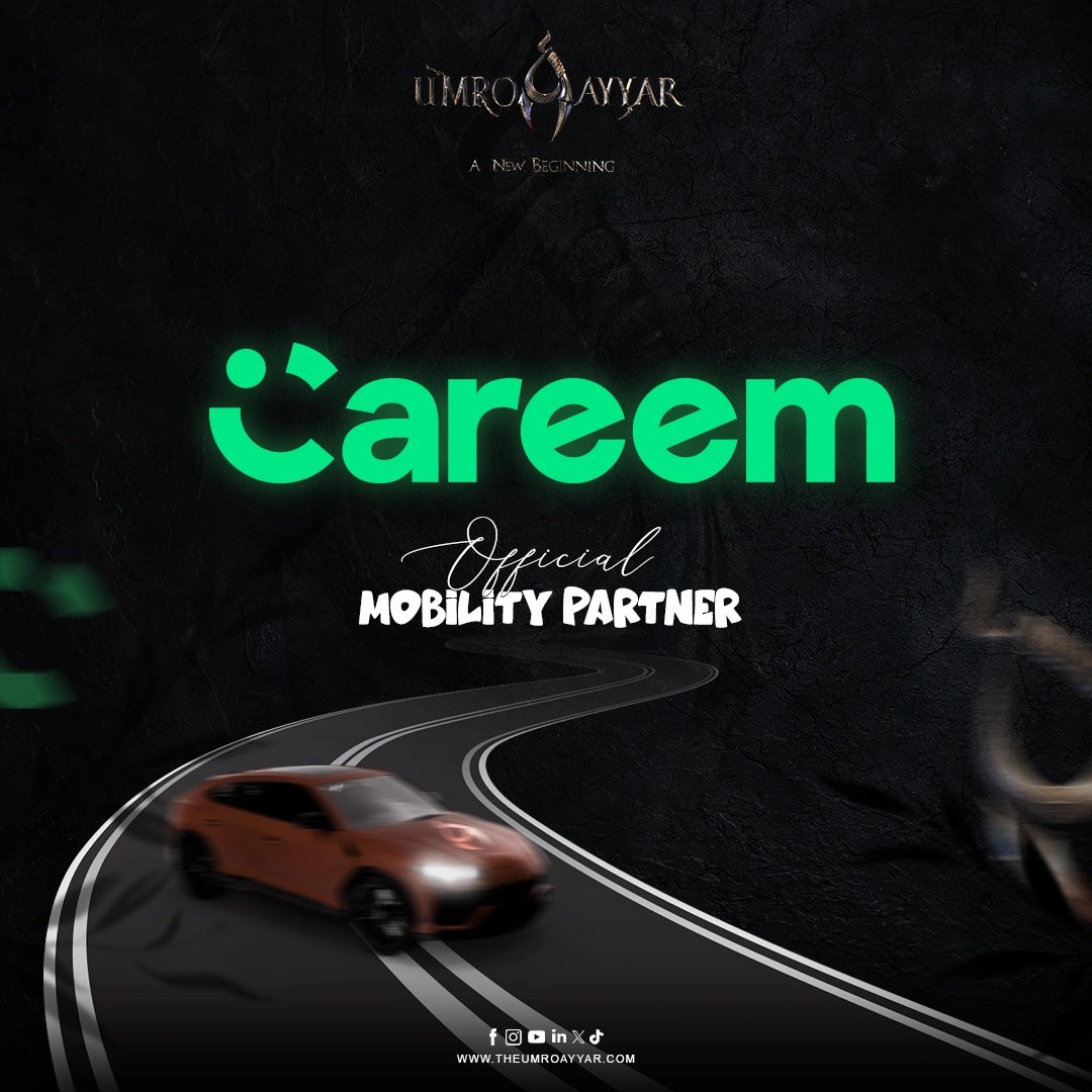 TheUMROAYYAR's tweet image. We are announcing @CareemPAK as our official mobility partner for UmroAyyar A New Beginning! 

Stay tuned for exclusive offers and seamless rides to all the UmroAyyar action!

In Cinemas on Eid Ul Adha 2024

#UmroAyyar #Careem  #ConvenientRides #UmroAyyarANewBeginning #EidUlAdha