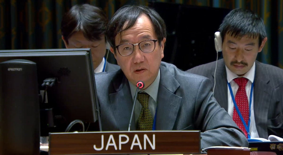 At #UNSC Debate on Strengthening Role of the African State in Addressing Global Security &Development Challenges, #Japan notes:
1️⃣long-term, tailor-made, &comprehensive approach that ensures #HDPN &protects &empowers all people for #humansecurity is important for peace &stability