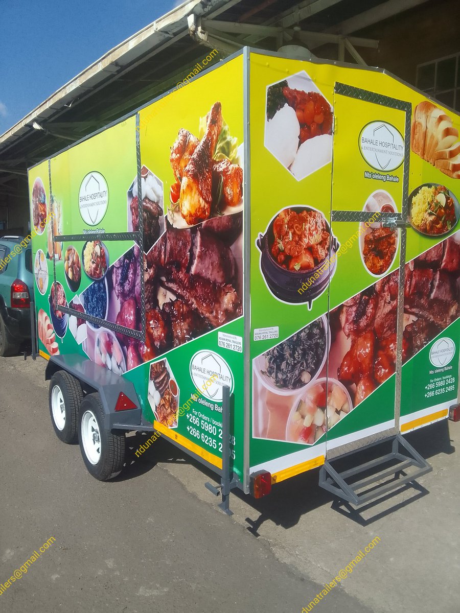 Mobile kitchen trailers for sale in Pretoria Kzn mpumalanga Durban Limpopo Northern cape 

For more information please contact 0762612720