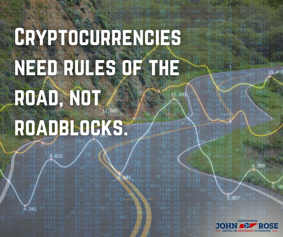 Cryptocurrencies need clear rules of the road – not roadblocks. That’s why I was proud to vote ‘Yes’ on the FIT for the 21st Century Act. The legislation would prevent the government from stifling innovation in the digital asset space and protect consumers. #FIT21