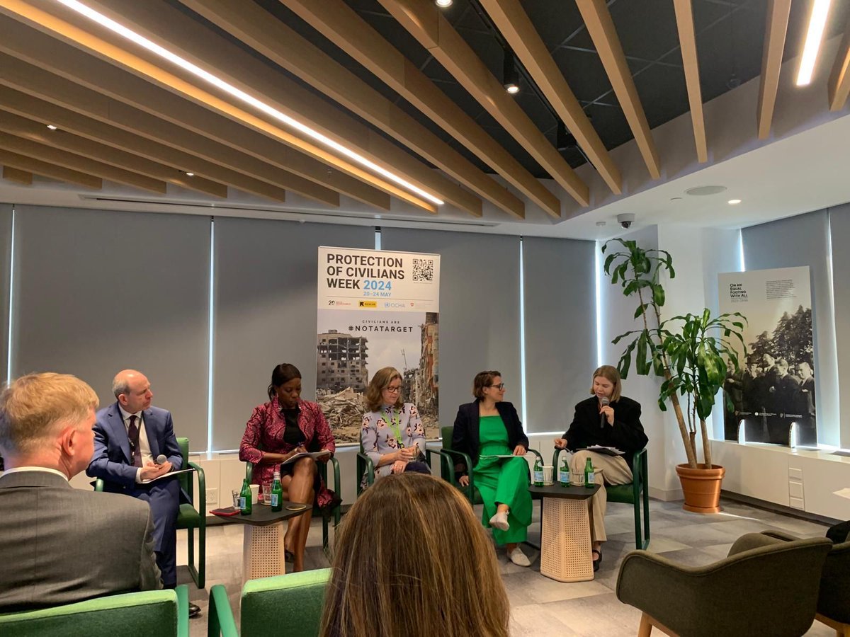 Today, as we continue to mark Protection of Civilians Week, MAG joined an event hosted by @IrishMissionUN on protecting civilians from explosive weapons in populated areas, discussing how the recently adopted Political Declaration can help tackle the humanitarian consequences.