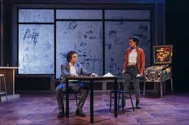 Nataliarlemus's tweet photo. “Como si las palabras le llegarán mareadas entre el cerebro y la lengua”
#losguapos en el Teatro María Guerrero @centrodramatico
Texto de David Trueba. Aguantan el peso interpretativo Vito Sanz y Anna Alarcón. https://t.co/7UEG5MQA0b