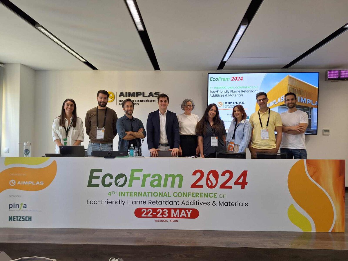 Damos por finalizada la cuarta edición de #EcoFRam. Durante las dos jornadas en las que se ha celebrado este evento, hemos tratado temas como la situación actual y los últimos avances e investigación en relación a aditivos y materiales ignífugos sostenibles.