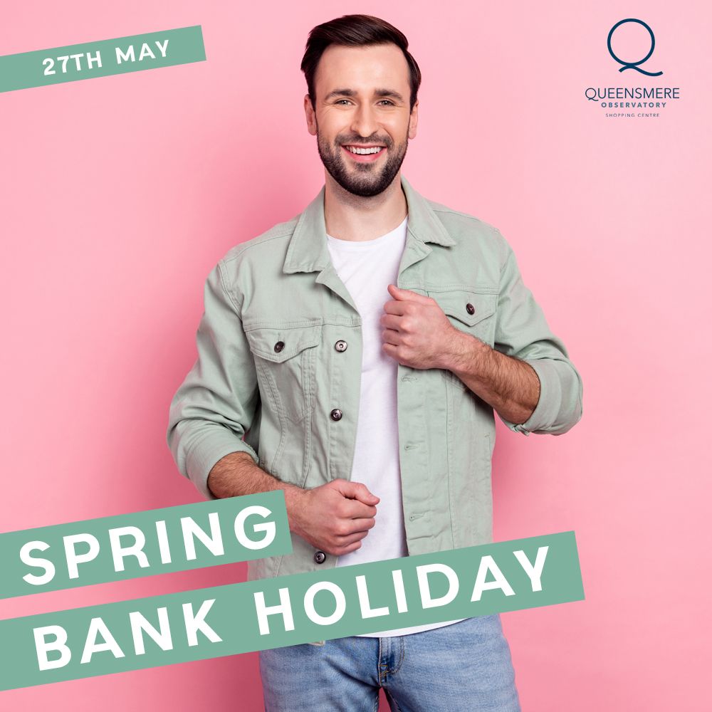 Who else is excited for the Spring Bank Holiday this upcoming Monday? ☀ The Centre will remain open as usual, please check with individual retailers as these may vary. #QueensmereObservatory #Slough #Spring
