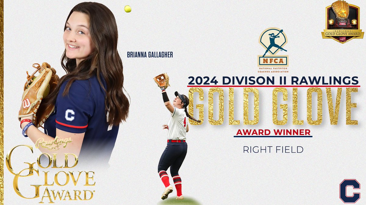 Catawba College Athletics (@catawbaindians) on Twitter photo Brianna Gallagher is the <a href="/RawlingsSports/">Rawlings Baseball</a> DII National Gold Glove Award winner at right field, presented by <a href="/NFCAorg/">National Fastpitch Coaches Association</a>!
She's the first in <a href="/CatawbaSoftball/">🥎Catawba Softball🥎</a> history to earn a National Gold Glove award!
Release | bit.ly/4awFUon
#CatawbaCulture Brianna Gallagher is the <a href="/RawlingsSports/">Rawlings Baseball</a> DII National Gold Glove Award winner at right field, presented by <a href="/NFCAorg/">National Fastpitch Coaches Association</a>!
She's the first in <a href="/CatawbaSoftball/">🥎Catawba Softball🥎</a> history to earn a National Gold Glove award!
Release | bit.ly/4awFUon
#CatawbaCulture
