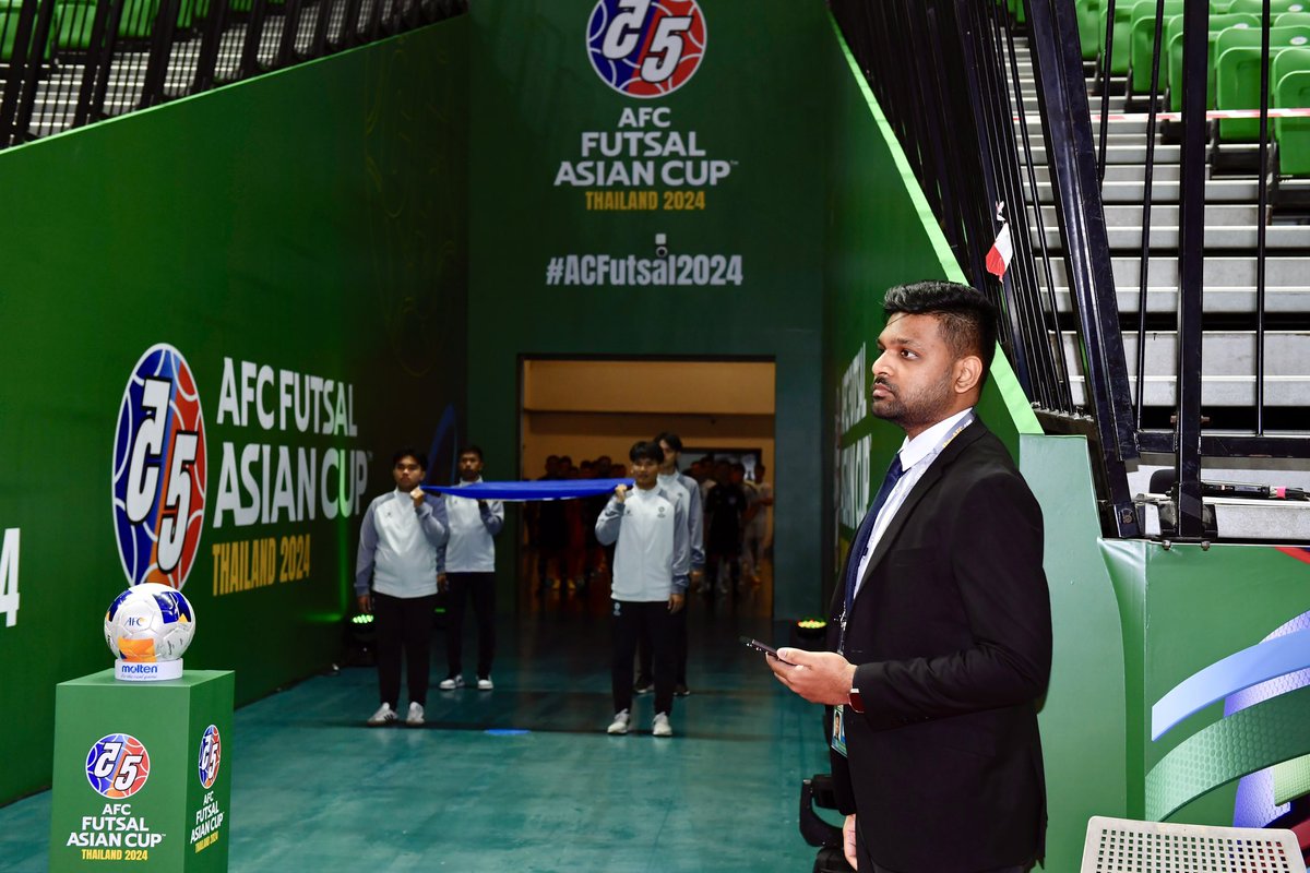 stevenpaulw's tweet photo. Delighted to have successfully fulfilled my role as an AFC Delegate and Competition Officer at the AFC Futsal Asian Cup Thailand 2024. Thank you to the @theafcdotcom for the appointment and FAM for the opportunity to pursue this new chapter in my career. #FAC24 https://t.co/qbeQ7wHufx